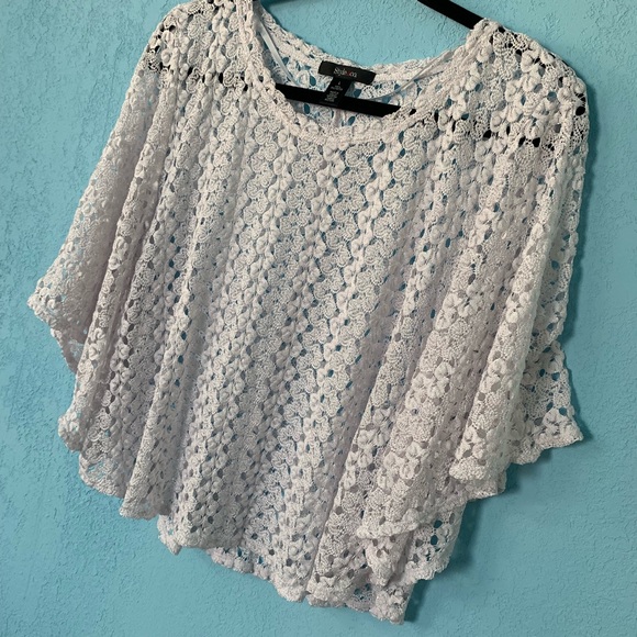 Style & Co. White Lace Top - Picture 3 of 7